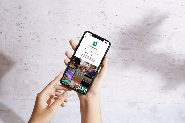 TikTok open on mobile